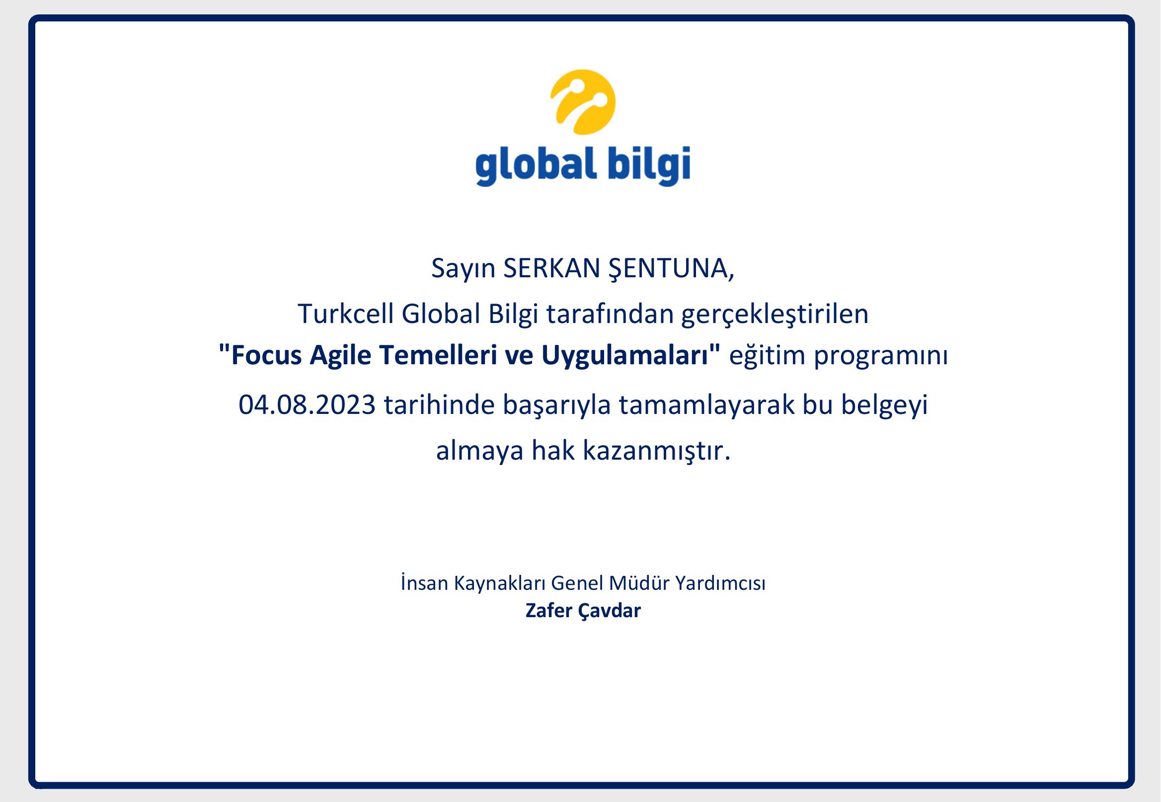 Focus Agile Temelleri ve Uygulamaları