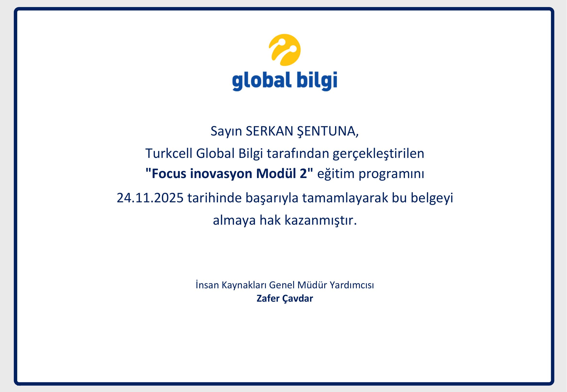 Focus İnovasyon Modül 2